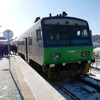 新炭里（シンタンリ）駅から7分ほどで終点の白馬高地（ペンマゴジ）駅に到着。乗客の多くは観光バスに乗り換えた。