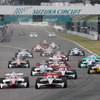昨年11月の鈴鹿大会でのスタートシーン。今季SF初年度は4月に鈴鹿で開幕する。