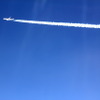 スカイマークのB737を追い越すJAL機から