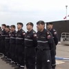 チリ海軍潜水艦シンプソンの乗組員達（動画キャプチャ）