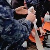 USSデンバー負傷者救済ドリル（動画キャプチャ）