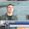 VFA27の太平洋横断航空機移送（動画キャプチャ）