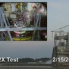 J-2Xロケット・エンジンのテスト（動画キャプチャ）