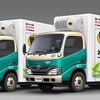 ヤマト運輸とトヨタ自動車、日野自動車が実証運行を行うEV小型トラック