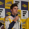 2013年スーパーフォーミュラ参戦、チーム キグナス スノコ 8号車ドライバー アンドレア・カルダレッリ選手