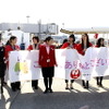 JAL ひなまつりフライト（2013年3月3日 羽田空港）