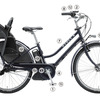 ブリヂストンサイクル子供乗せ電動アシスト自転車「HYDEE.B」