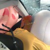 IIHSが実施した新型マツダ アテンザのスモール・オフセット衝突テスト