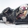 IIHSが実施したボルボ XC60のスモール・オフセット衝突テスト