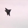 F-16のデモンストレーション飛行（動画キャプチャ）