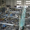 737の生産ライン