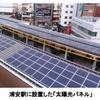 浦安駅・太陽光パネル