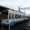 筑豊電気鉄道の3000形電車（3004号）。絵画電車には3002号が使われる。