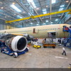A350 XWBへのトレントXWBエンジン取り付け作業