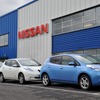 3月28日、英国サンダーランド工場で生産が開始された日産リーフ