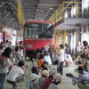 「名鉄でんしゃまつり」で実施される電車と綱引き。