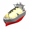 川崎重工、LNG運搬船イメージ