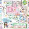 「春の阪急レールウェイフェスティバル2013」のイベント会場マップ。