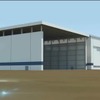 A320組み立てラインの3Dイメージ（動画キャプチャ）