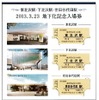 記念入場券と台紙