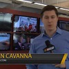 NASCARのニュースルーム（動画キャプチャ）