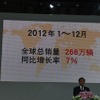 スズキ、プレスカンファレンスのようす