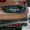 「Acura Concept_SUV-X」のバックゲートに掘られた透かし彫りのロゴマーク