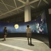成田空港、385インチのデジタルサイネージでアート作品を紹介