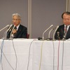 24日、アウトランダーPHEVで発生した電池の不具合の原因について説明会を開催