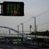 明治通り　17時過ぎ　国道357号の渋滞状況