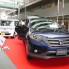 今年の発表会では受賞メーカーが新車を持ち込んでアピールすることが認められた。