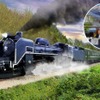釜石線で運転される予定の「SL銀河鉄道（仮称）」のイメージ。