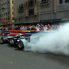 F1マシンがメルボルン市内をパレード