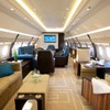 エアバスACJ320の機内
