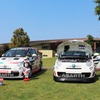 ムゼオ チンクエチェント レーシング チームがスーパー耐久に参戦中のマシン、695アセットコルセも展示された。