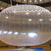 スーパープレッシャー気球の体育館での加圧膨張試験
