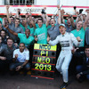 モナコGP優勝のニコ・ロズベルグ（メルセデスAMG、2013年）