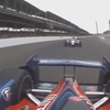 マルコ・アンドレッティの車載カメラの映像（動画キャプチャ）
