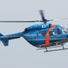 栃木県警のヘリコプターも展示飛行に参加。