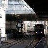駅舎の改良工事が行われていた頃の椎名町駅。