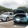 アバルト・1000TCR(左)とアバルトシムカ2000(右)