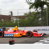 予選2位、繰り上がりポールから発進したE.J.ヴィソだったが、17位に終わった。写真：IndyCar