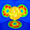 超新星爆発の従来にない精細さを持った3次元シミュレーション。国立天文台の滝脇知也氏が作成。