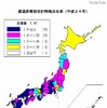 都道府県別合計特殊出生率