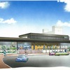 6月17日から使用を開始するリニューアル駅舎のイメージ。