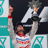 【トヨタF1】トゥルーリ2位で、チーム初めて表彰台!!