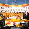 優勝はライアン・ハンターレイ。写真：IndyCar