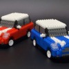 つくラジ！ブロック USB 赤外線 RCカー ミニ レッド＆ブルー