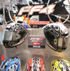 【東京モーターサイクルショー05】ヘルメットも花盛り