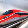 イタリア・トレニタリアが導入する高速車両「フレシアロッサ1000（ETR1000）」。ボンバルディアのV300ゼフィーロを採用した。